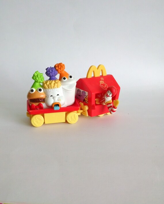 Ronald Mcdonald Vintage Toy Train Car Lot Etsy