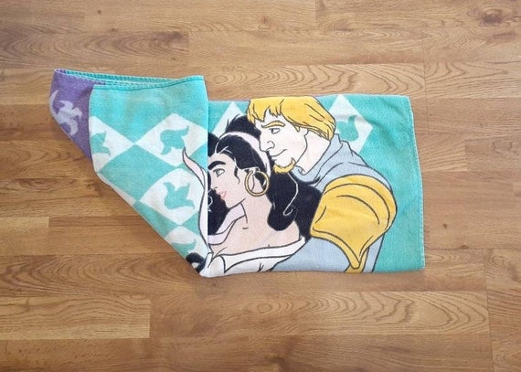 Bath Towel Hunchback of Notredame Esmeralda 90 s Disney Linens Etsy