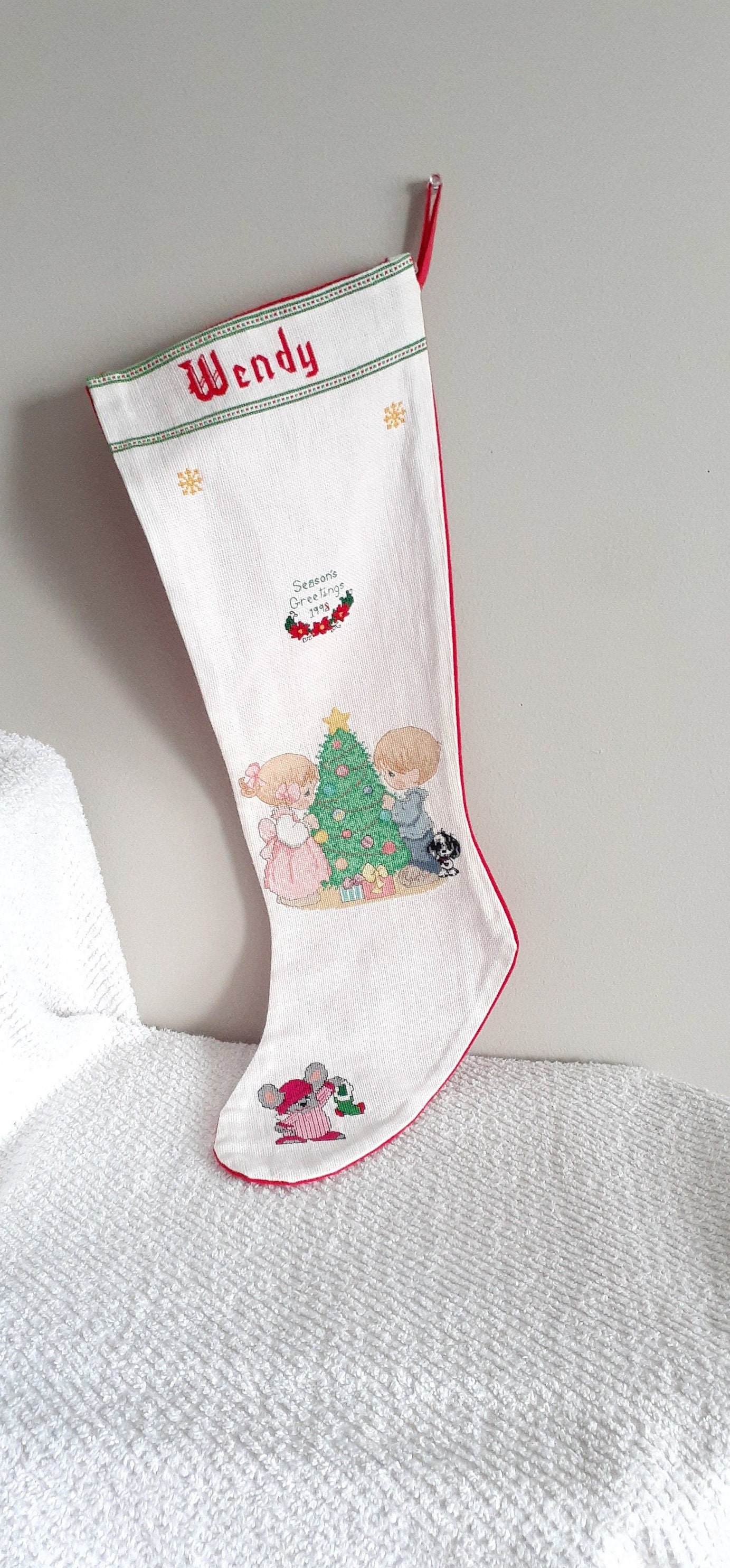 Cross Stitch & Christmas Needlepoint Stocking Kits (yeah, I know it's  early)