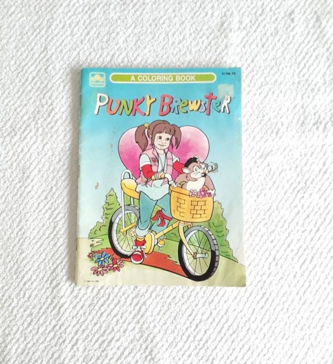 Punky Brewster Coloring Book Vintage Golden Whitman - Etsy