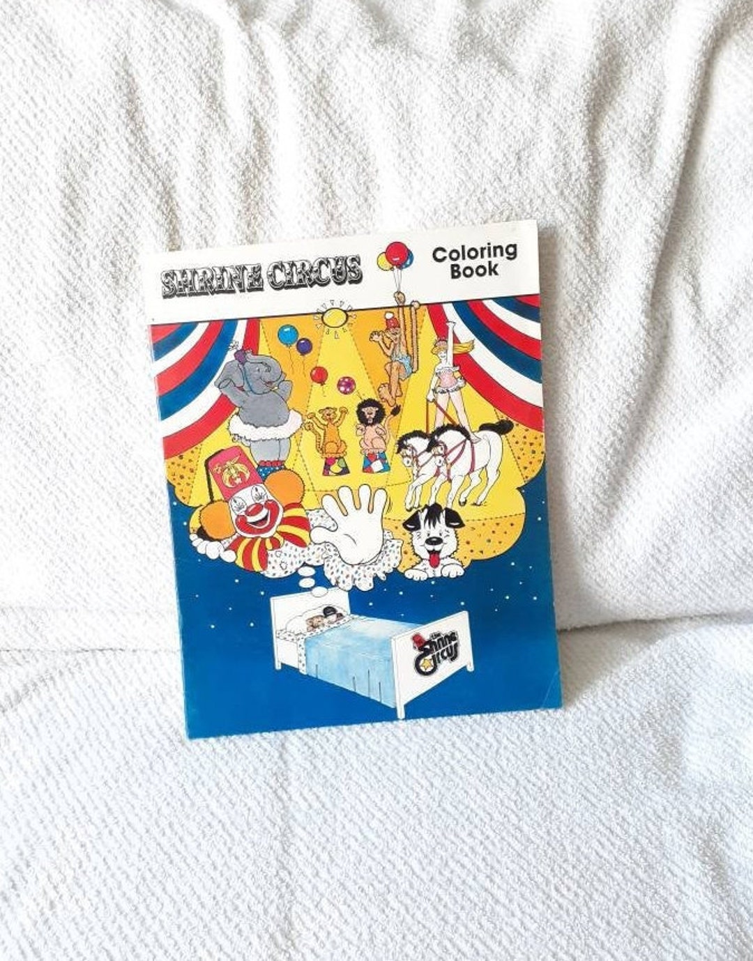 Vintage Coloring Book the Shrine Circus 90s Activity Books - Etsy