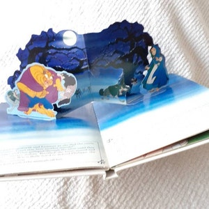 Pop-up Book Beauty and the Beast Deluxe Read Along Disney - Etsy Finland