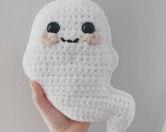 Ghost pluche - Ghost Toy - Ghost Stuffy - Ghost kussen - Halloween-decor - Halloween-kussen - herfstkussen - fluwelen kussen - knuffeldier