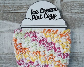 Plantilla acogedora de pinta de helado IMPRIMIBLE - PDF descargable - Inserto acogedor de pinta hecho a mano, pantalla de manga de pinta - Plantilla acogedora de helado