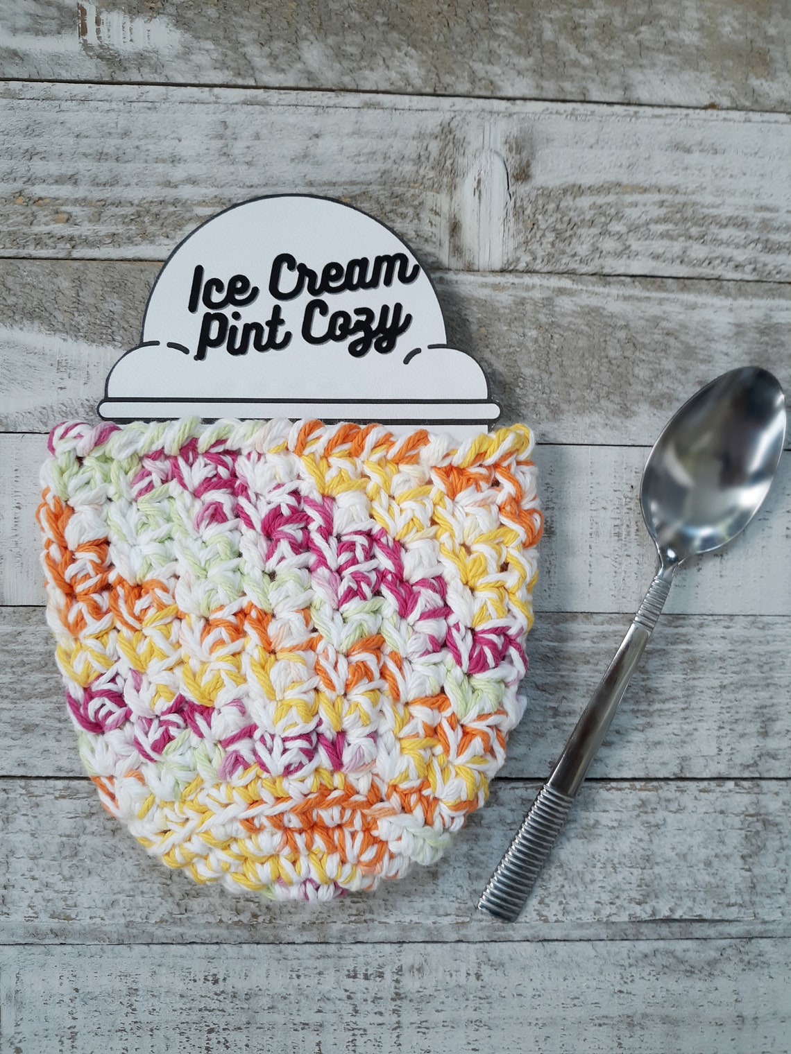 PRINTABLE Ice Cream Pint Cozy Template Downloadable PDF Etsy