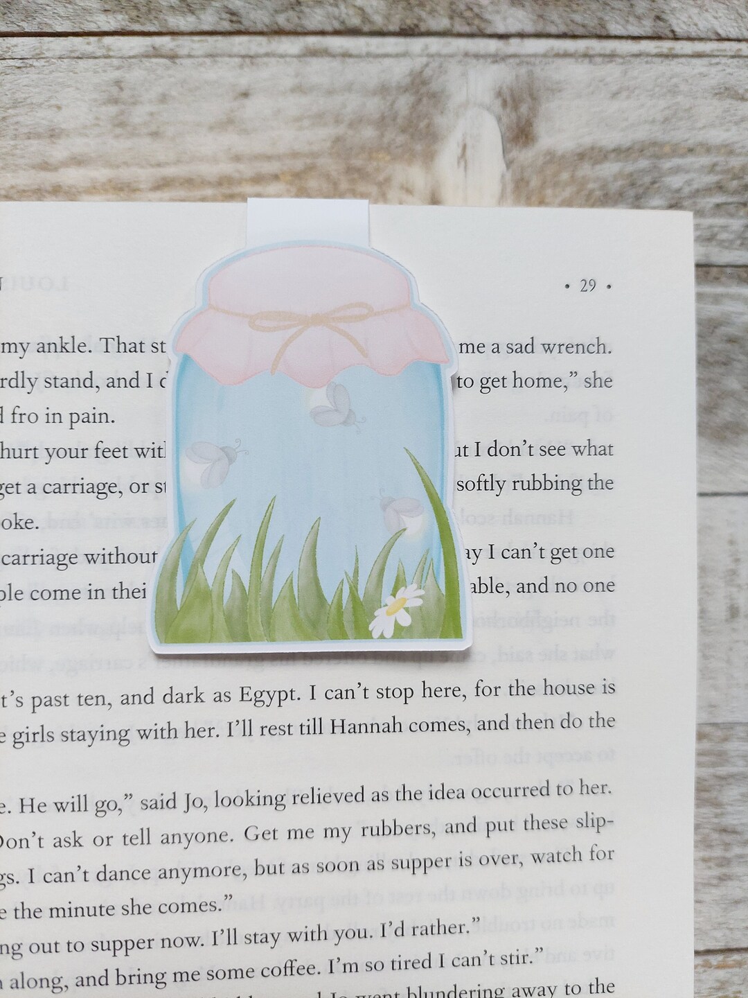 Firefly Magnetic Bookmark - Lightning Bug - Glow Bug - Reader Gift - Etsy