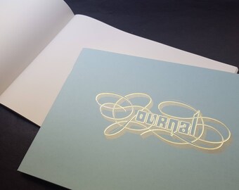 Gold Foil Landscape Journal, Pool