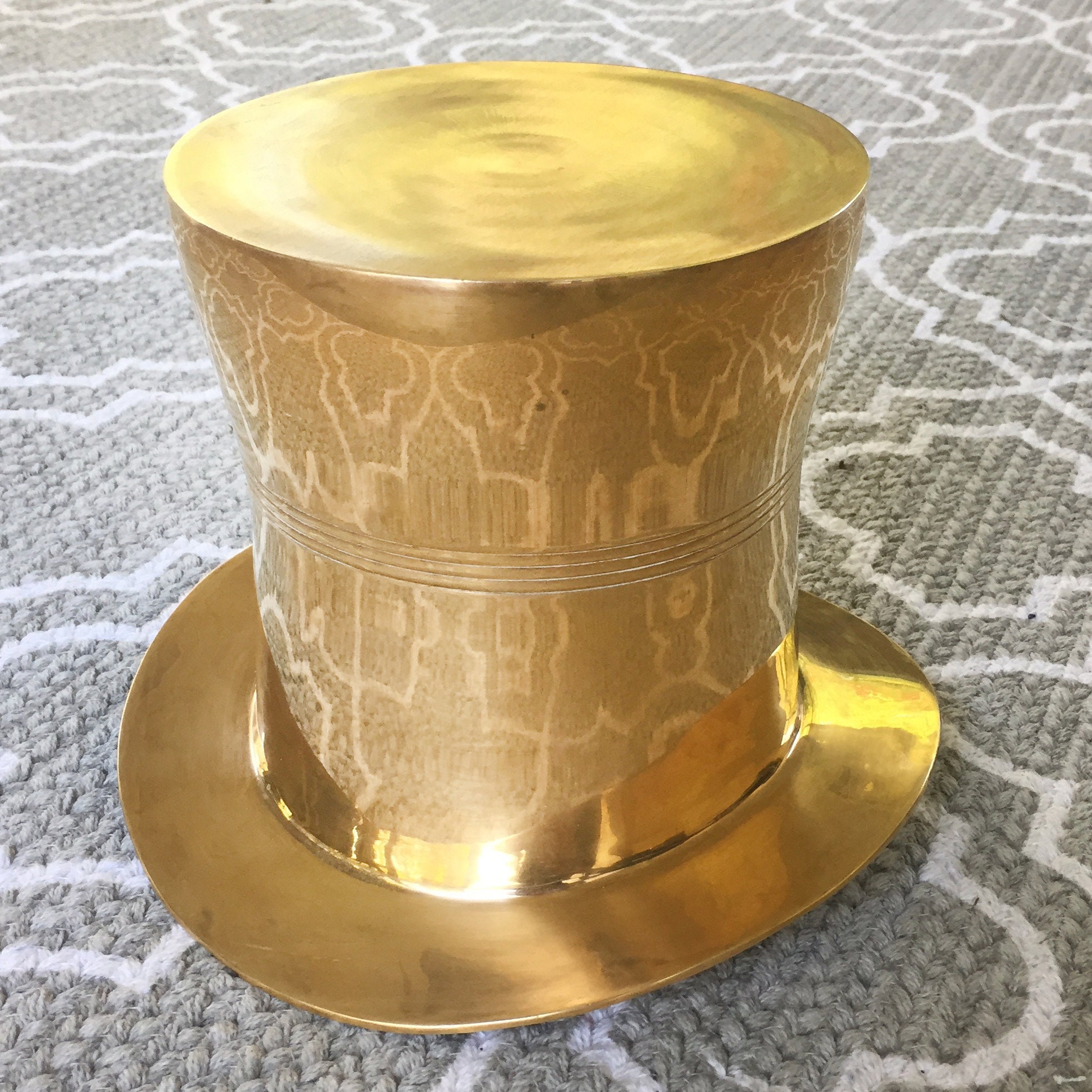 GODINGER Brass Top Hat Champagne Ice Bucket/ Wine Cooler Etsy