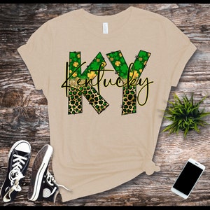 ky st Patrick’s png, design de sublimação, dia de são patrício png, lucky kentucky, imprimível, download de sublimação, designs ky, sublimação,