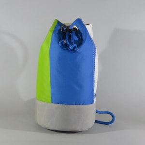 Sailor bag, backpack made of recycled sailcloth