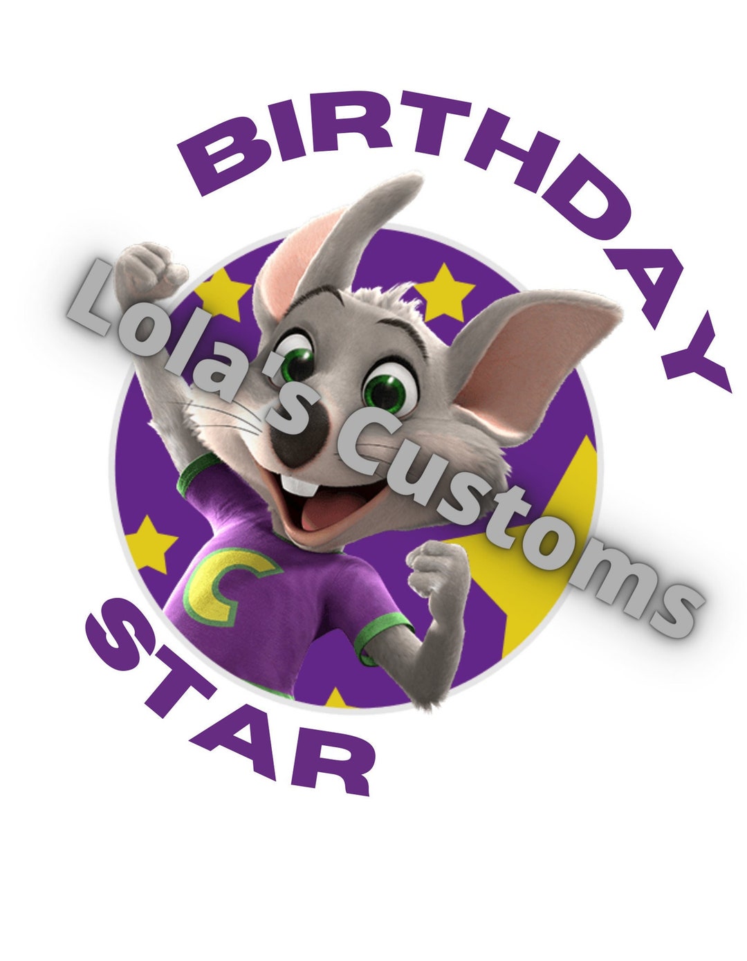 Chuck E Cheese PNG File --- DOWNLOAD ONLY - Etsy