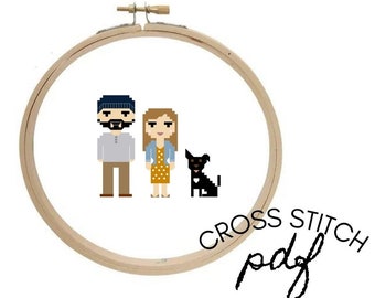 Custom Cross Stitch Pattern | Cross Stitch PDF Pattern Download | Personalized Pattern | Unique Gift