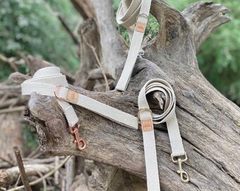 Organic Hemp Clip Lead with D Ring