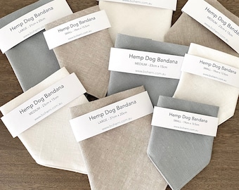 Hemp Dog Bandanas