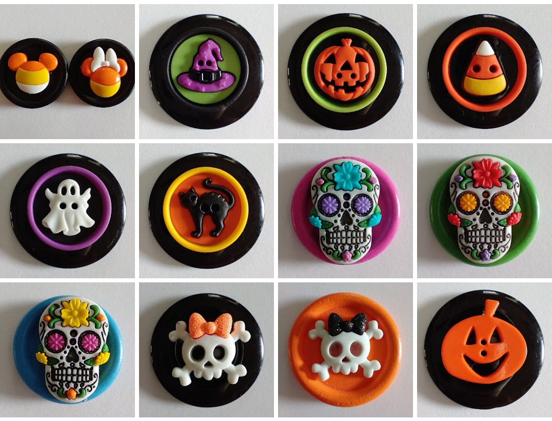 Halloween Buttons - Etsy