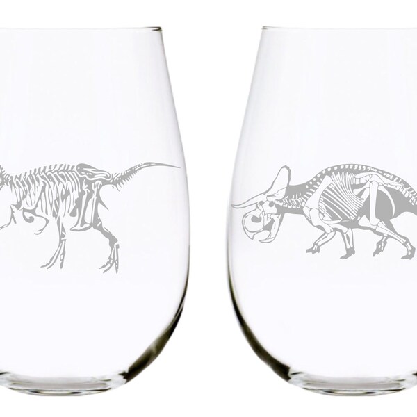 Dinosaur Wine Glass - Etsy