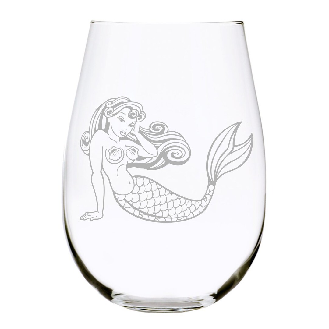 Mermaid M5 Stemless Wine Glass, 17 Oz. Etsy
