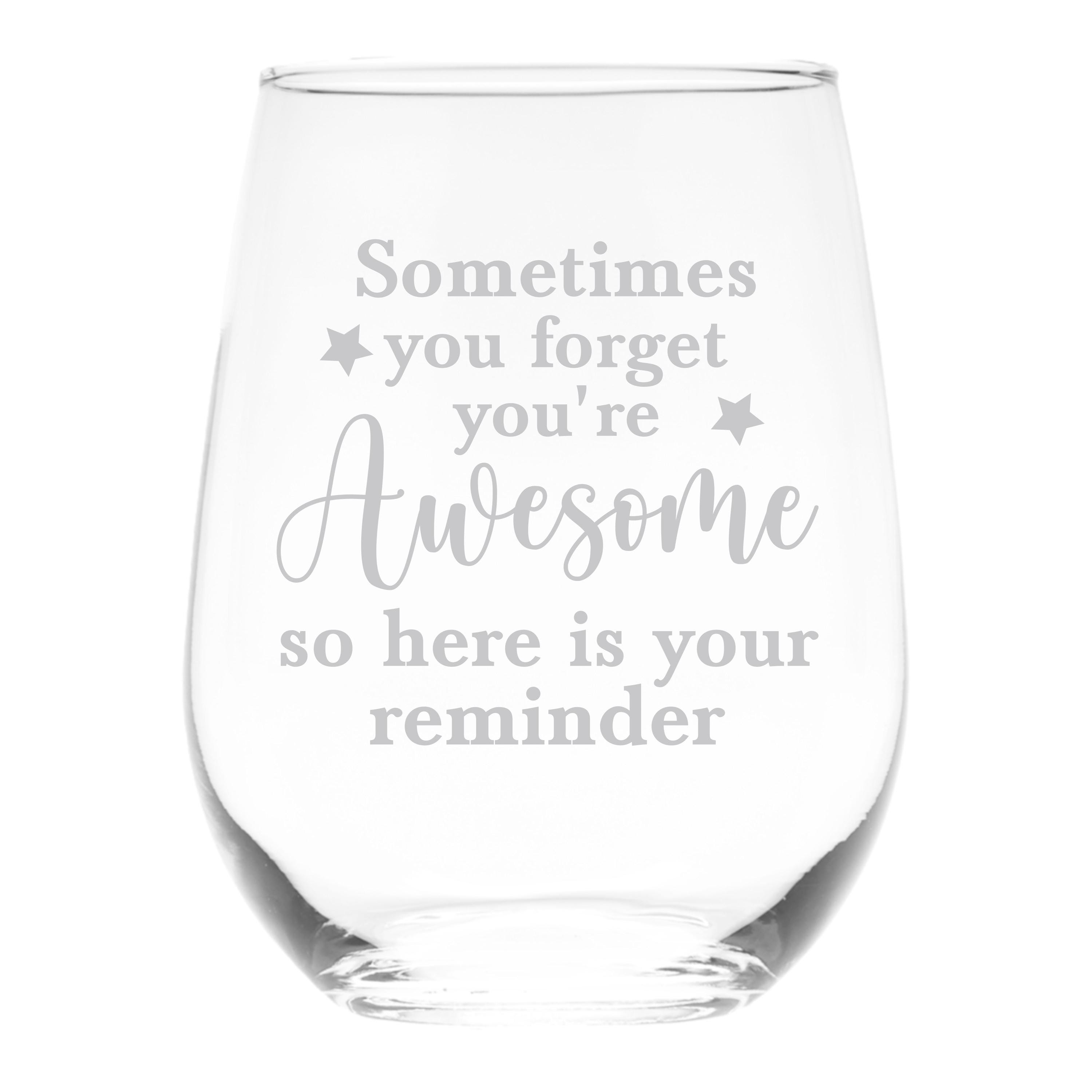 Targa Acrilica Ispirazionale 'Sometimes You Forget You're Awesome So This Is Your Reminder' – Regalo Motivazionale Per Donne E Ragazze, A Forma Di Cuore, Decorazione Scrivania