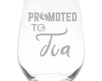 Promoted to Tia Stemless Wine Glass, 17 oz