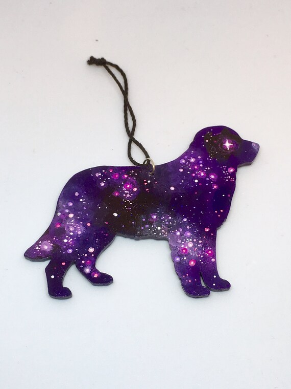 Galactic Large Dog Wooden Cutout Ornament Etsy