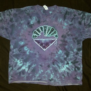 Cats under the Stars Galaxy Tie Dye Short Sleeve Tee Shirt size 3X XXL