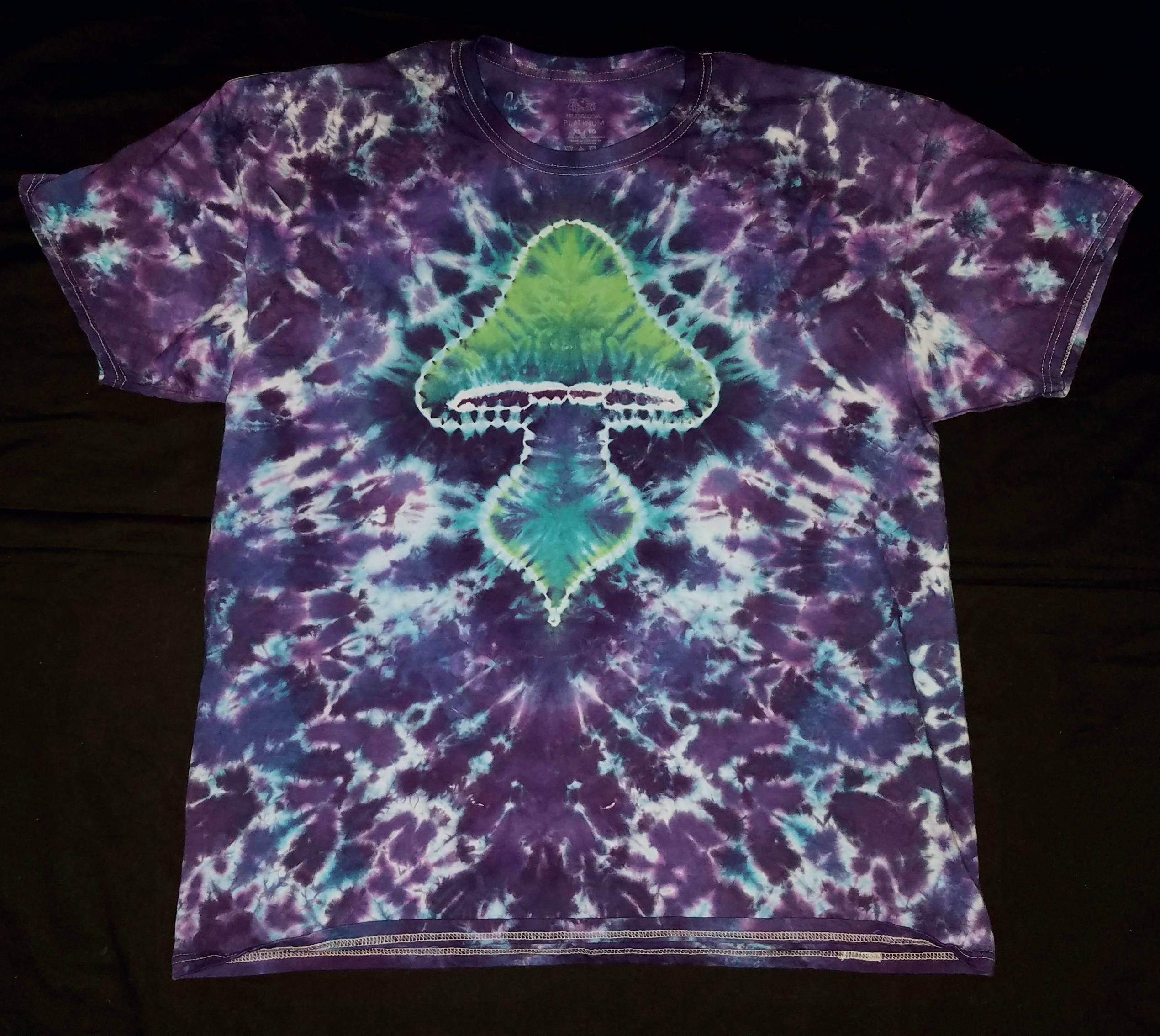 CUSTOM Mushroom tie dye tee shirt | Etsy
