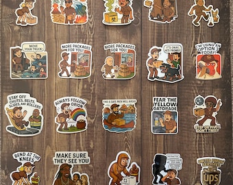 Delivery driver stickers