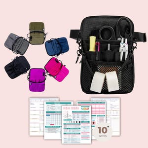 Personalized Nurse Fanny Pack / Nursing Pack/ Nurse Waist Bag/ Nursing Hip Pack/ Nurse Tool Belt/ Nurse Fanny Pack/ Utility Belt