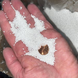 20 Gallons of Styrofoam Filler Beads Aprox. 1.5 mm. and Smaller. Smallest Beads on Etsy!
