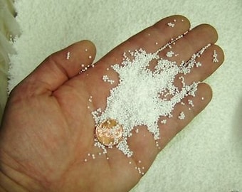 10 Gallons of Styrofoam Filler Beads Aprox. 1.5 mm. and Smaller. Smallest Beads on Etsy!