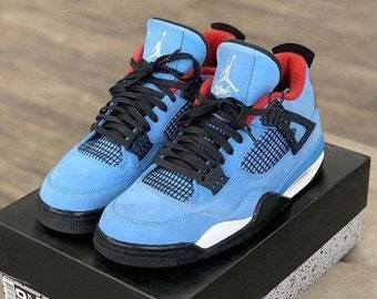 Jordan 4 Houston Oilers - Pour homme, Pour femme, Cadeau pour lui, Cadeau pour elle