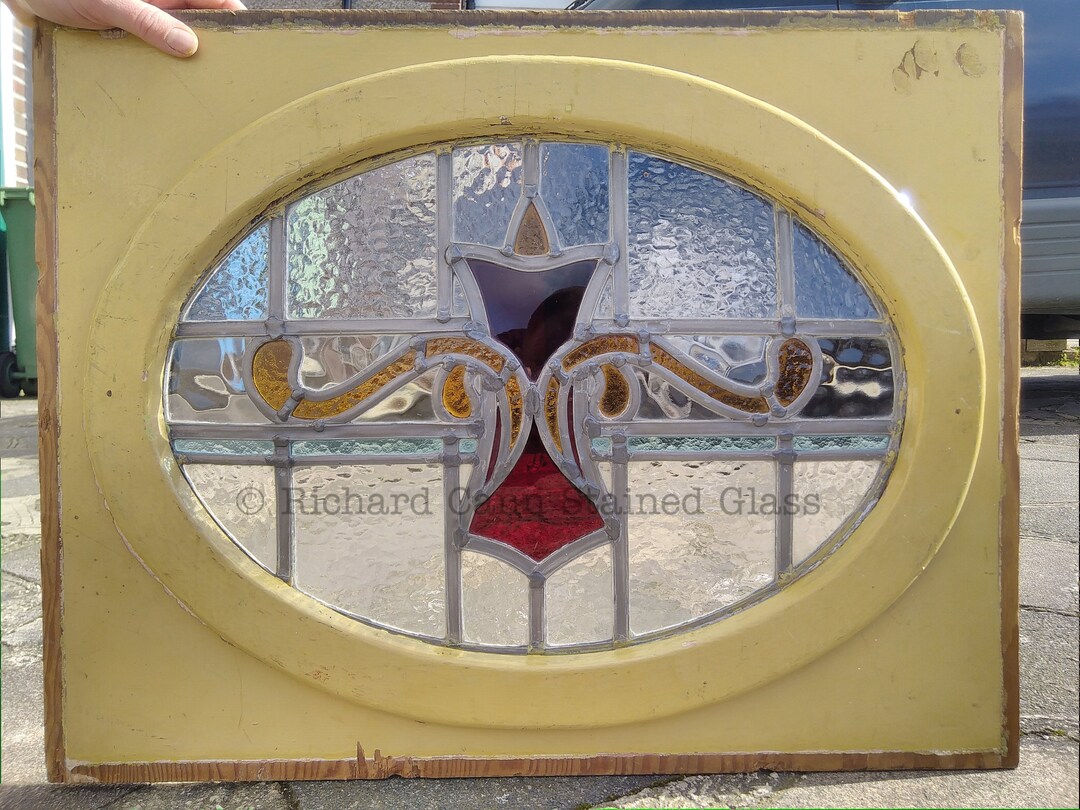 Leaded Light Stained Glass Window Wall Art Ornament or Etsy