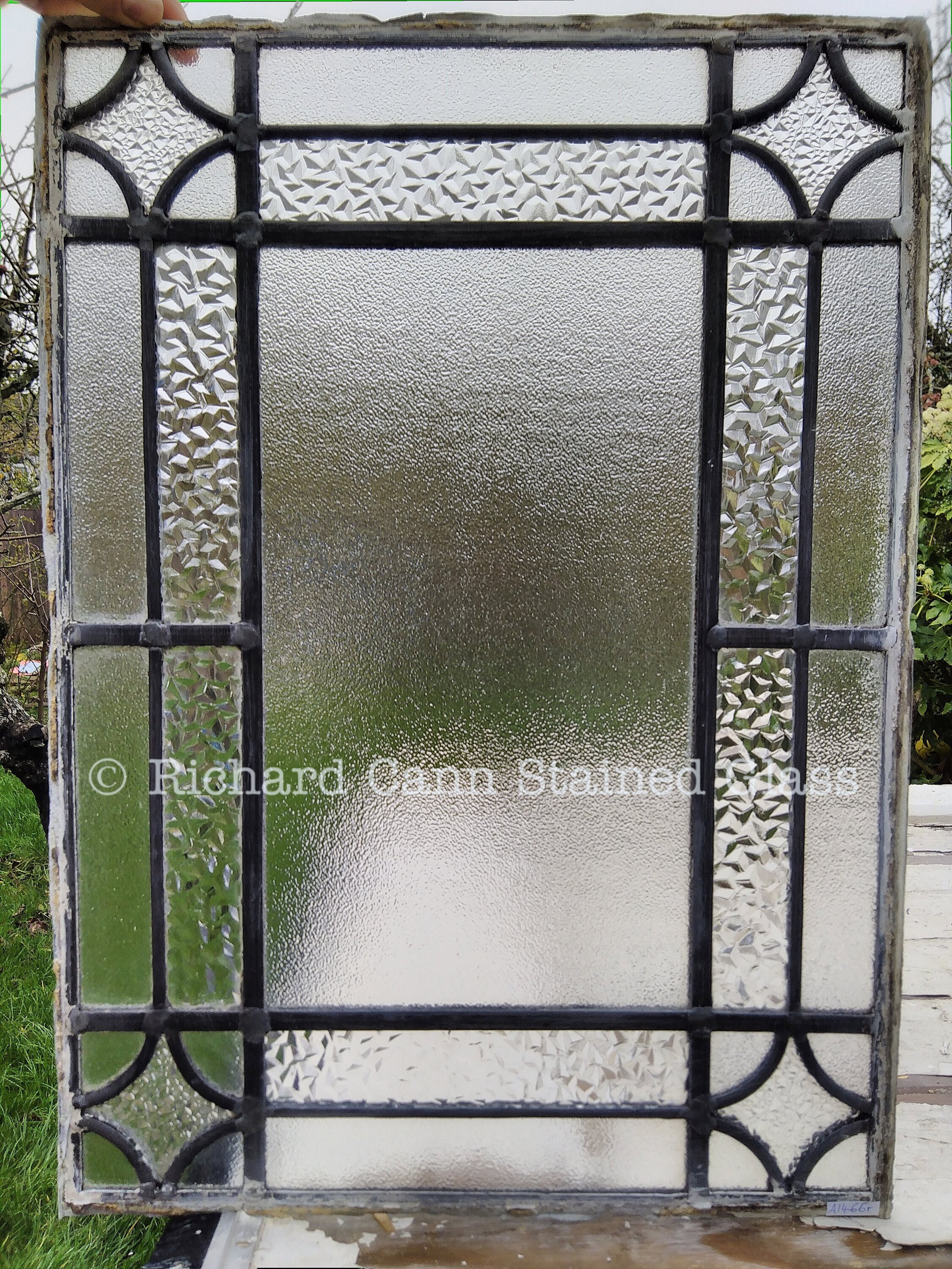 Leaded Light Stained Glass Window Panel Ornament or Etsy