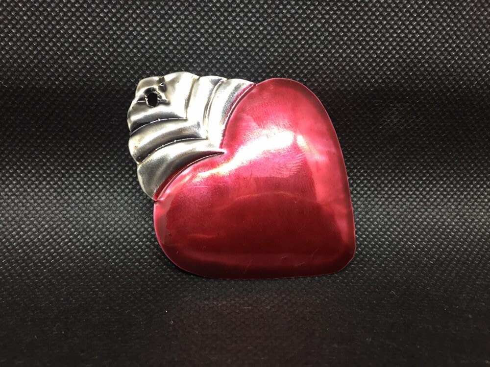 Décoration en Étain Forme de Coeur