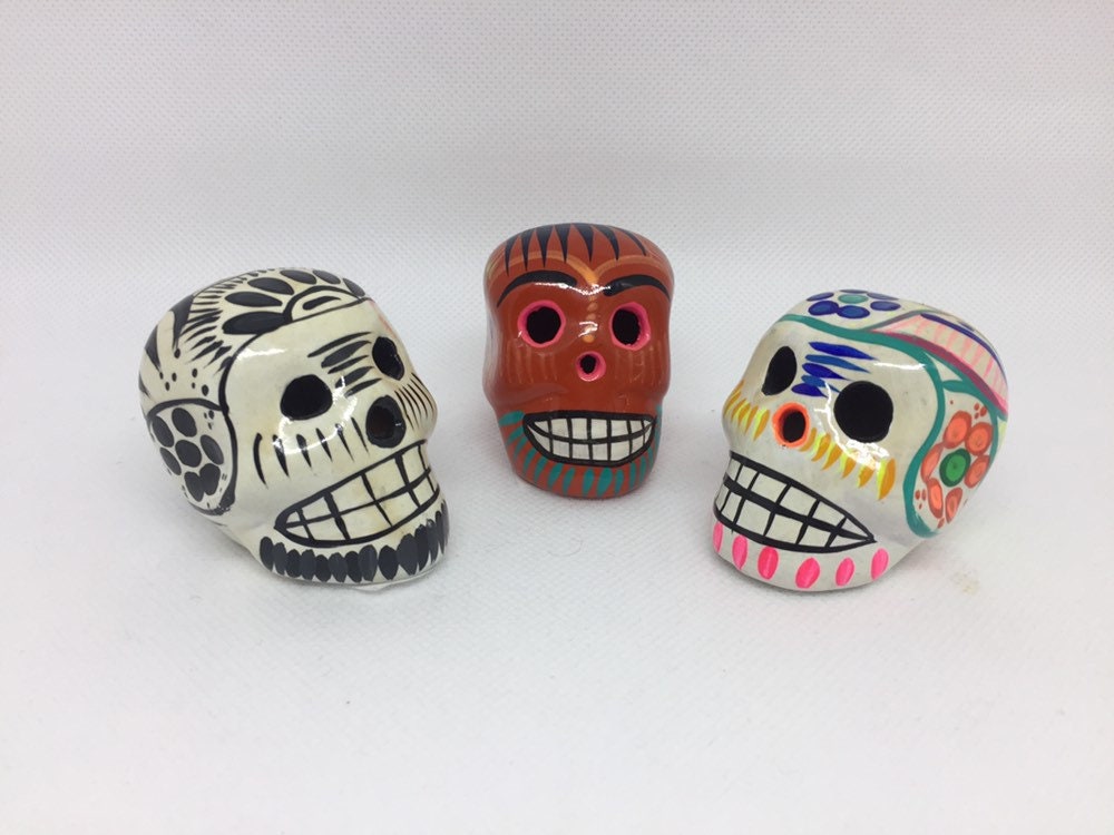 Crâne Mexicain Fait Main
