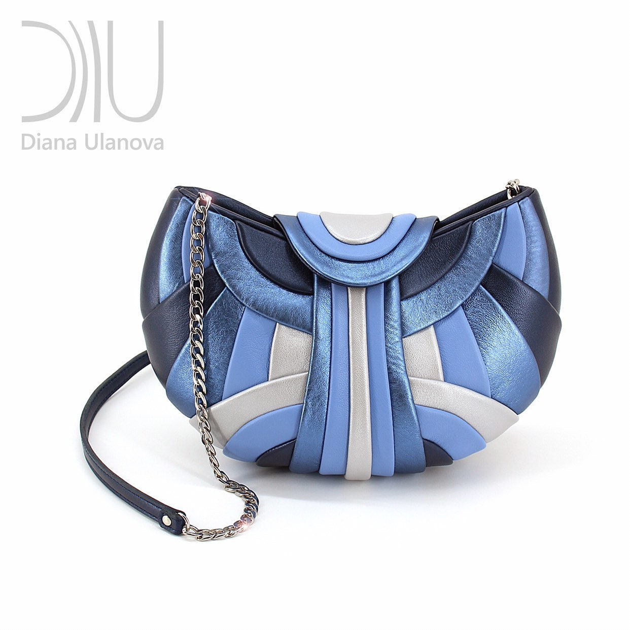 designer clutch with hand strap