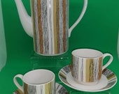 Midwinter Sienna part coffee set vintage 60s 70s pot cups and saucers