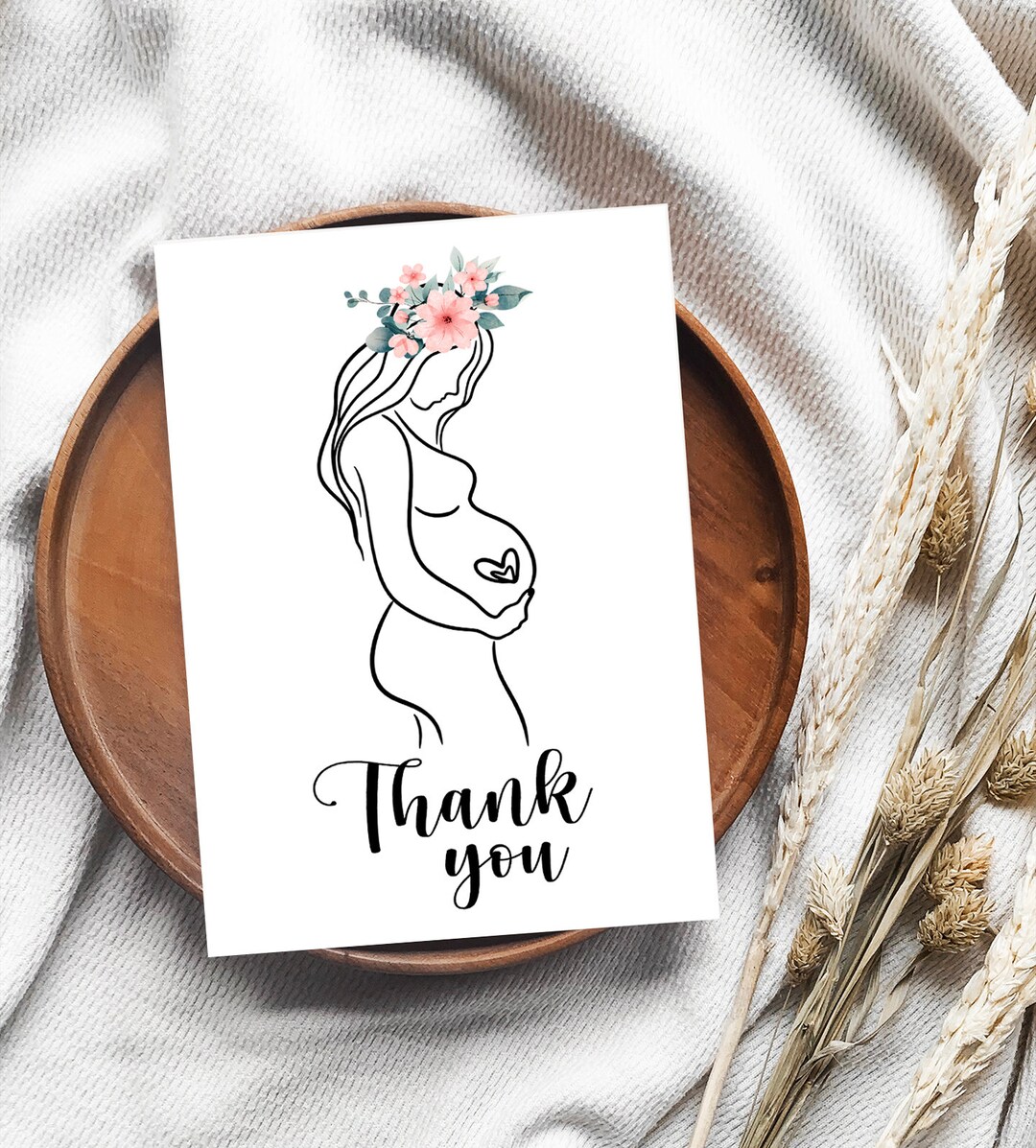 Printable Midwife Card Obstetrician Thank You Card Doula Etsy