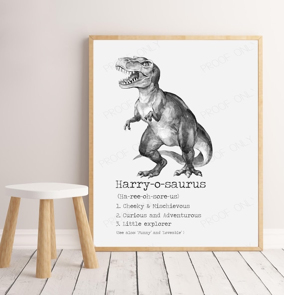 Dinosaur canvas