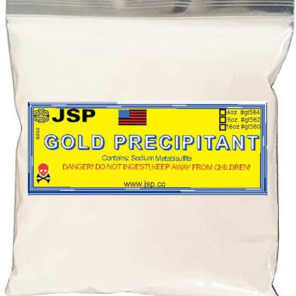 GOLD PRECIPTANT- Reagent    Sodium Metabisulfate (SMB)  8 ounces(gt562)