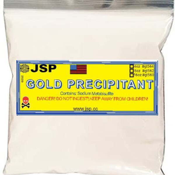 GOLD PRECIPITANT- Reagent       Sodium Metabisulfate (SMB)                        4 ounces