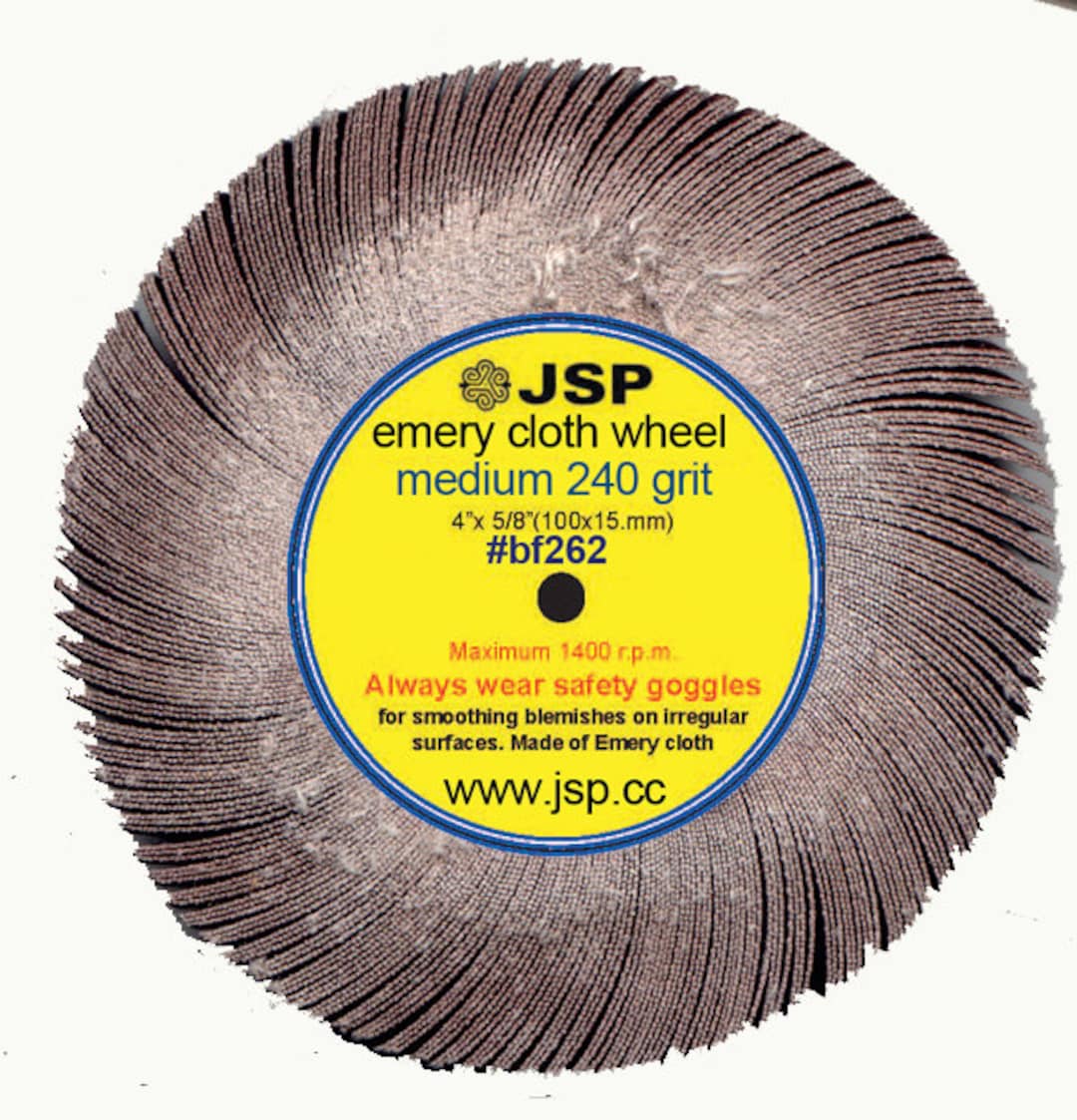 Flexible Cloth Flap Wheel 400 Grit Fine Long Lasting Emery Cloth. Size