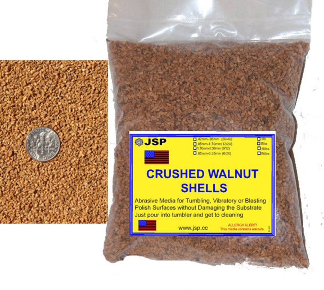 Crushed Walnut Shell Craft Fill 12/20 Mesh 10 Pounds 