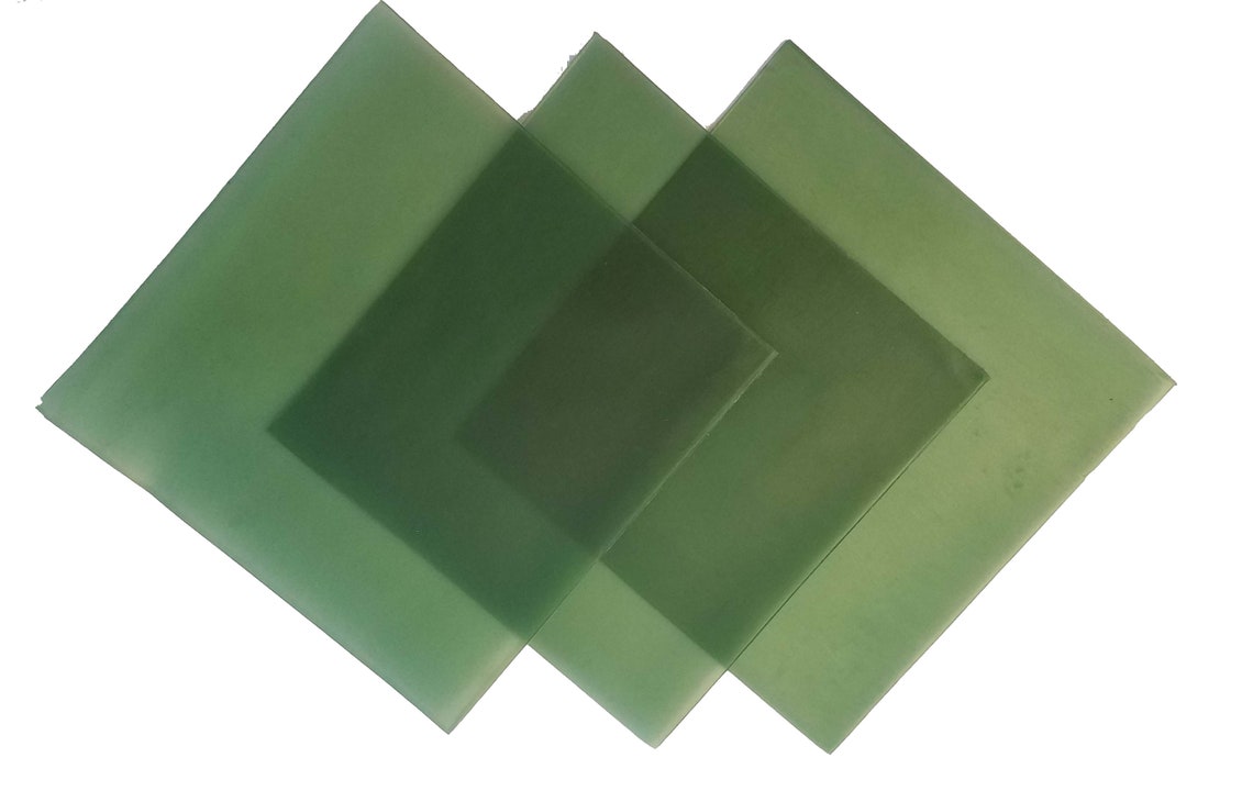 4x4 Sheet Wax 23 Gauge Green Etsy