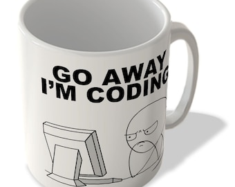 Go Away I'm Coding - Software Developer Mug