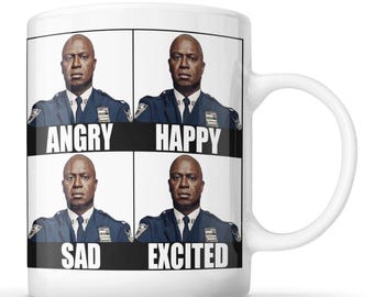 The Many Expressions Of Captain Holt - Brooklyn Nine-Nine Mug