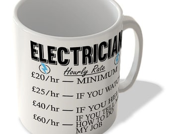 Electrician - Hourly Rate - Mug