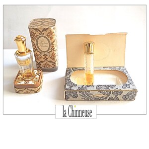 VINTAGE ROCHAS 2 BOTTLES; Vintage Perfume Bottles; Iconic Rochas bottles; Vintage 60s; For her; French work; Collectibles.