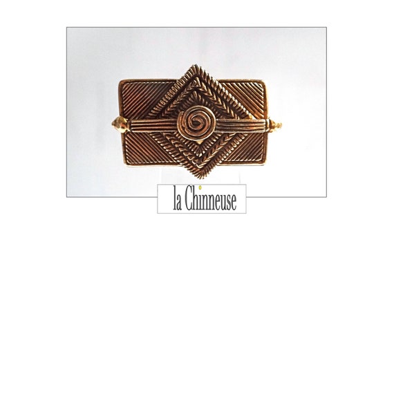 Broche Haute-couture Signée JEAN-LOUIS SCHERRER - Vintage Collector - Occasion Authentique
