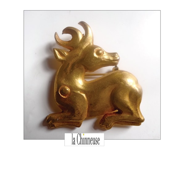 Broche Vintage émaillée Signée Arthus Bertrand - Bijou Ancien De Collection - Occasion